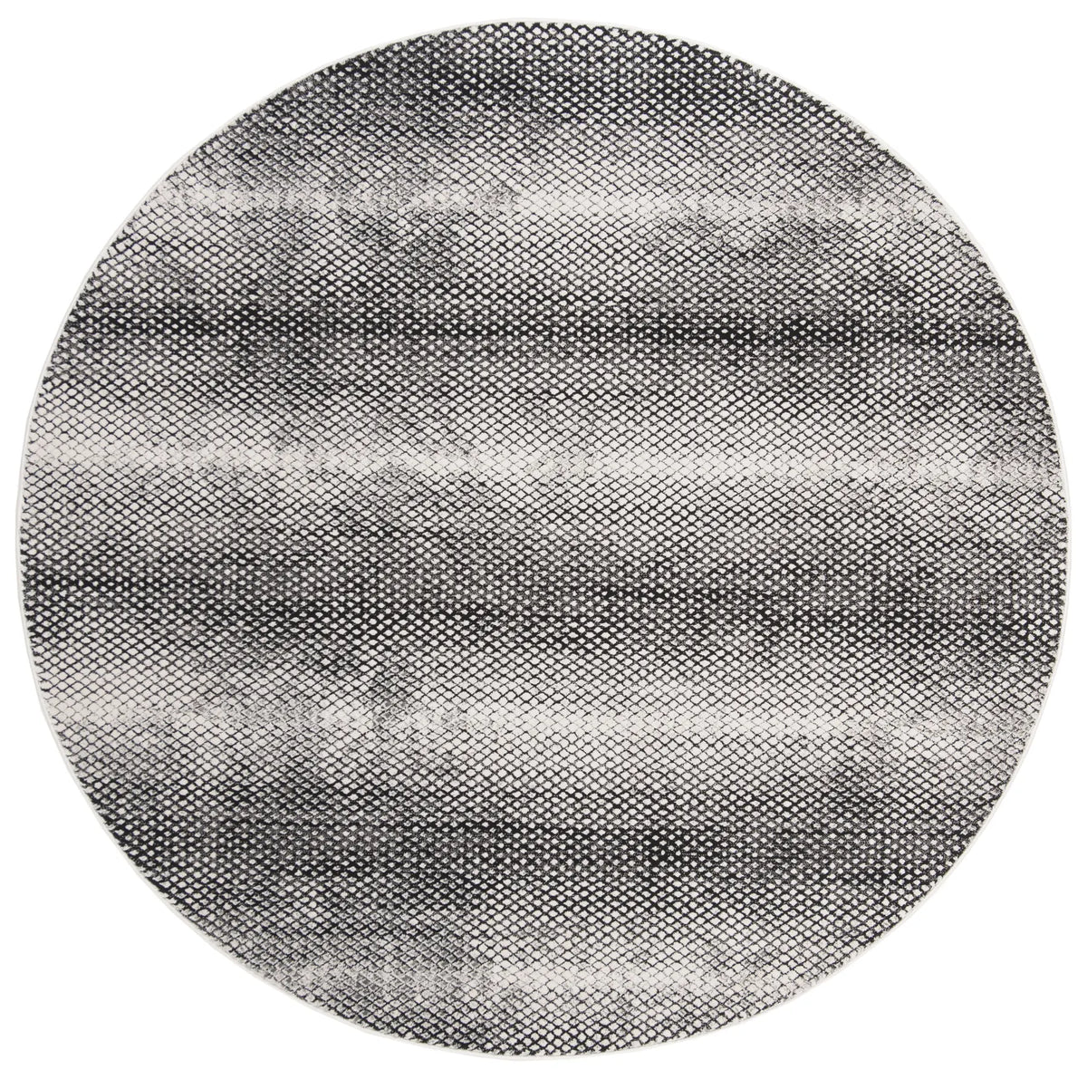 Safavieh Lurex 100 5'-0" x 5'-0" Rug in Black / Ivory