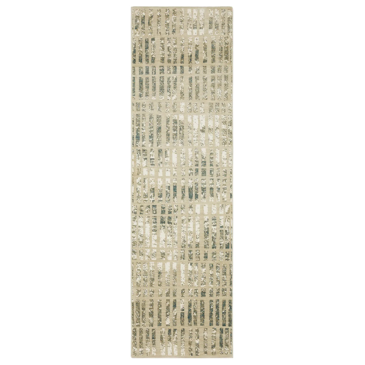 Oriental Weavers Sphinx Reed Re12W Ivory/ Blue Rug - runner
