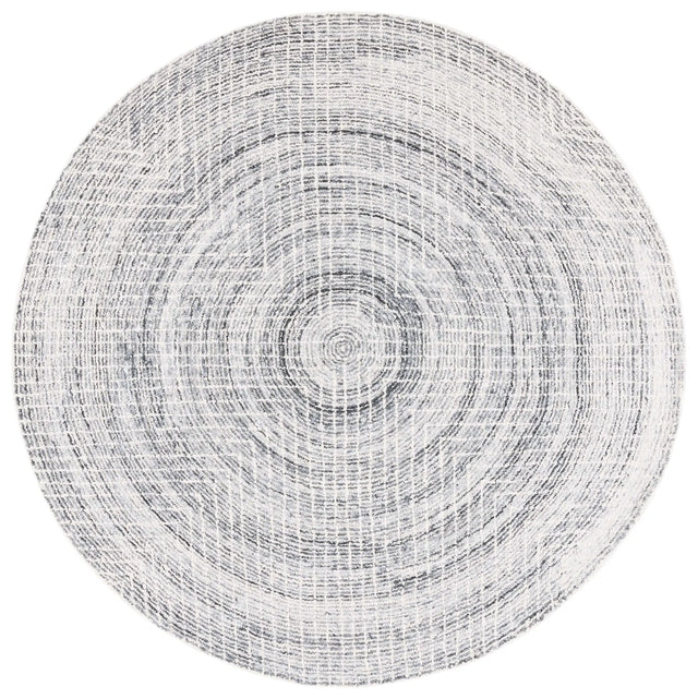 Safavieh Abstract 6'-0" x 6'-0" Rug in Black / Ivory