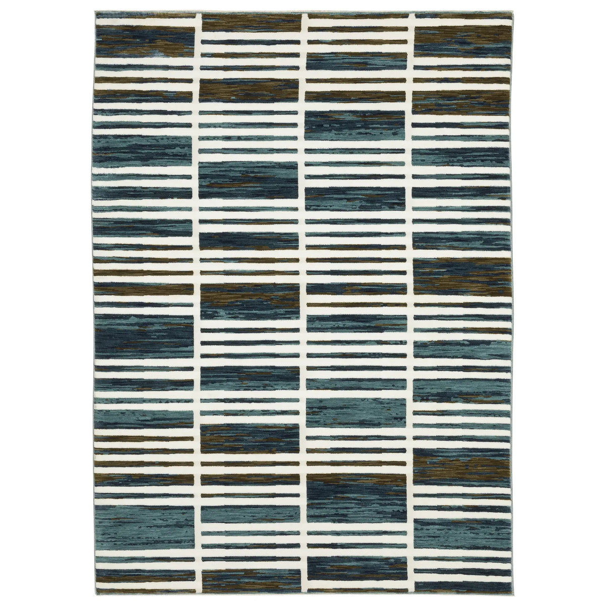 Oriental Weavers Sphinx Reed Re05A Ivory/ Blue Rug - main flat