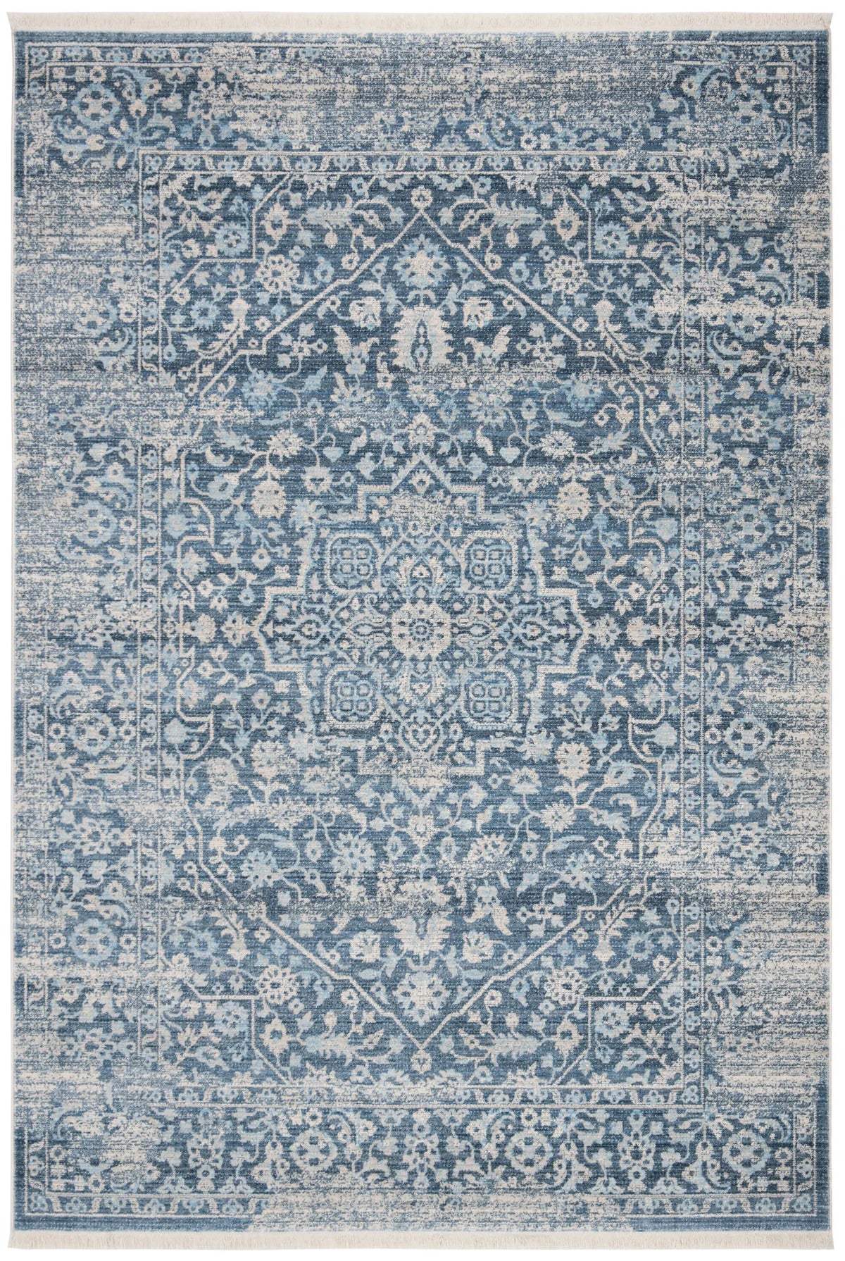 Safavieh Vintage Persian 5'-0" x 7'-6" Rug in Blue / Ivory