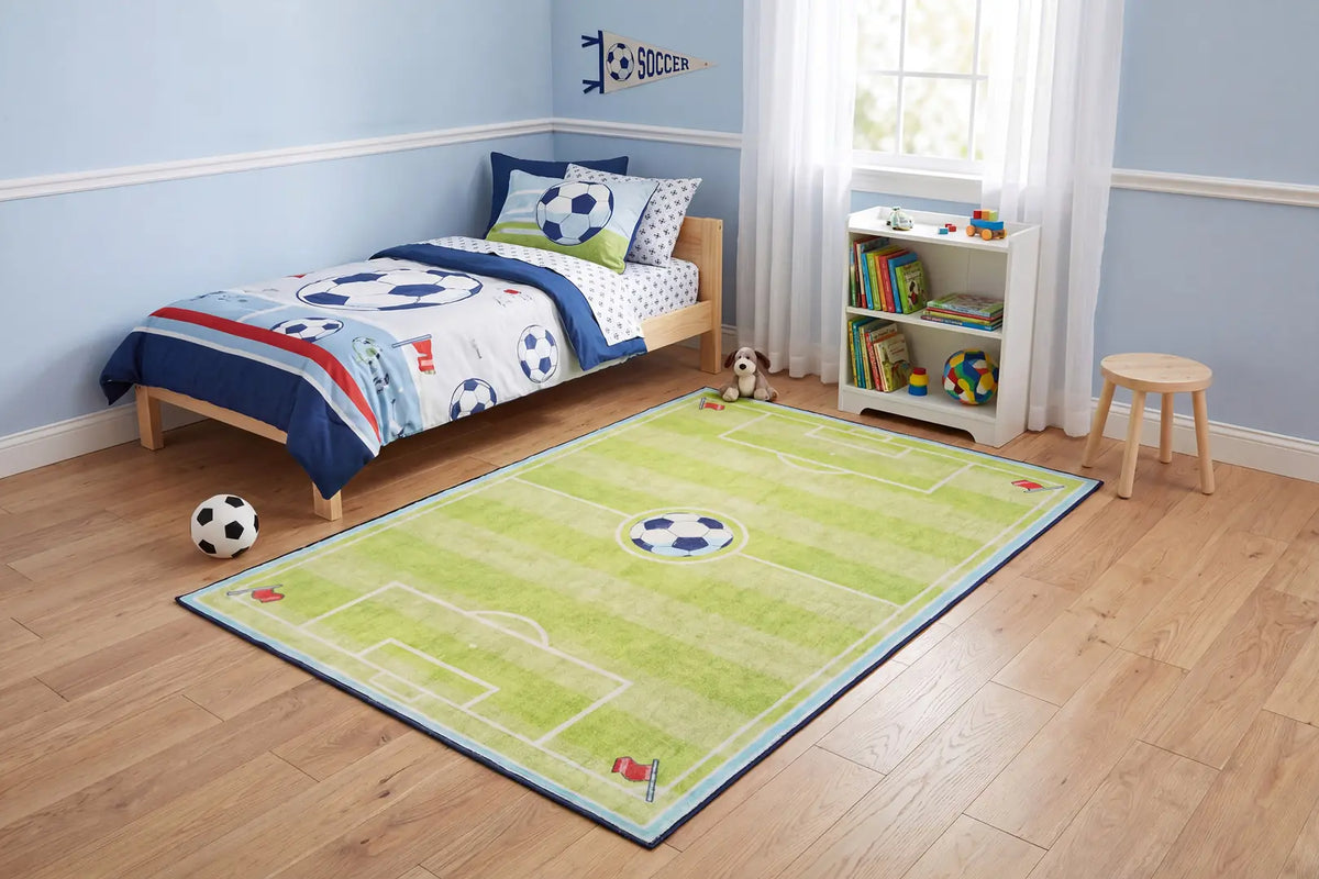 Dynamic Rugs Kidz 8082 Green Rugs - Room