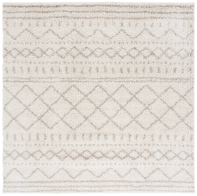 Safavieh Arizona Shag 8'-0" x 8'-0" Rug in Ivory / Beige