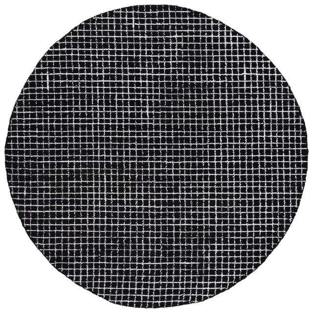 Safavieh Abstract 6'-0" x 6'-0" Rug in Ivory / Black