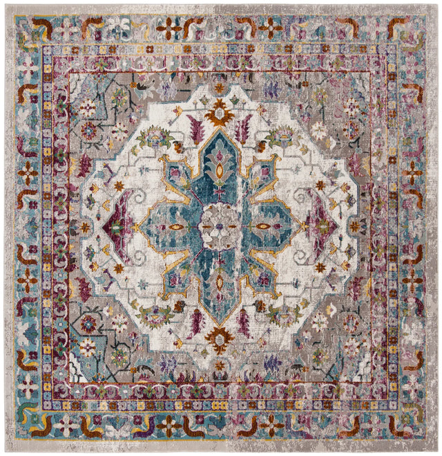 Safavieh Aria 6'-5" x 6'-5" Rug in Cream / Multi