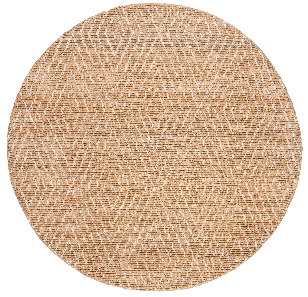 Safavieh Bohemian 6'-0" x 6'-0" Rug in Natural / Ivory