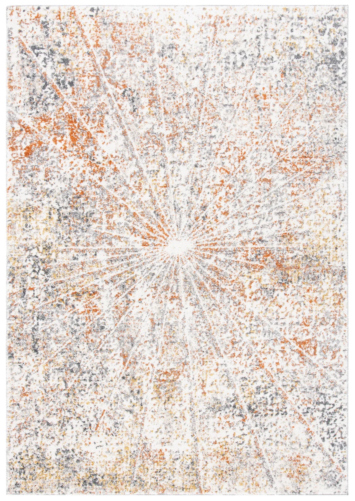 Safavieh Aston 4'-0" x 6'-0" Rug in Ivory / Grey
