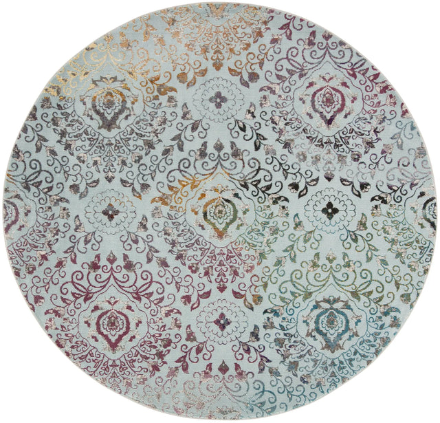 Safavieh Aria 6'-5" x 6'-5" Rug in Blue / Multi