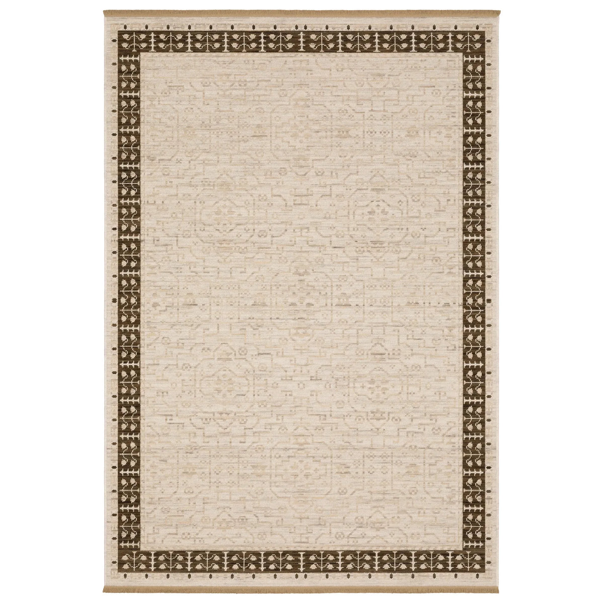 Oriental Weavers Sphinx Acacia ACA02 Brown Rugs - main flat