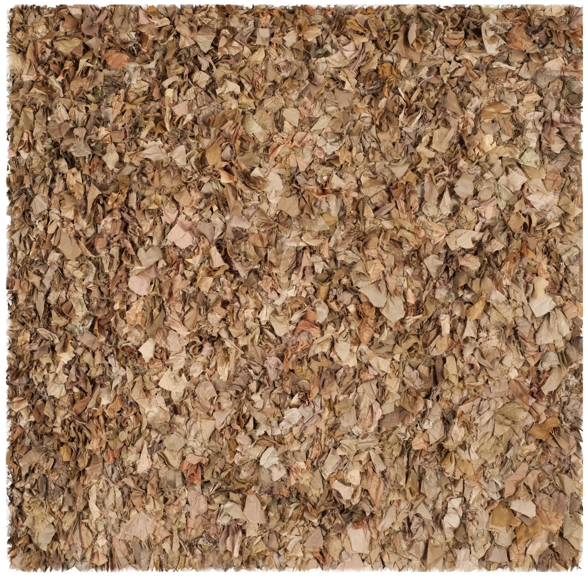 Safavieh Rio Shag 6'-0" x 6'-0" Rug in Natural / Multi