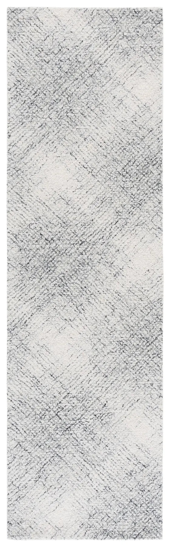 Safavieh Abstract 2'-3" x 8'-0" Rug in Ivory / Black