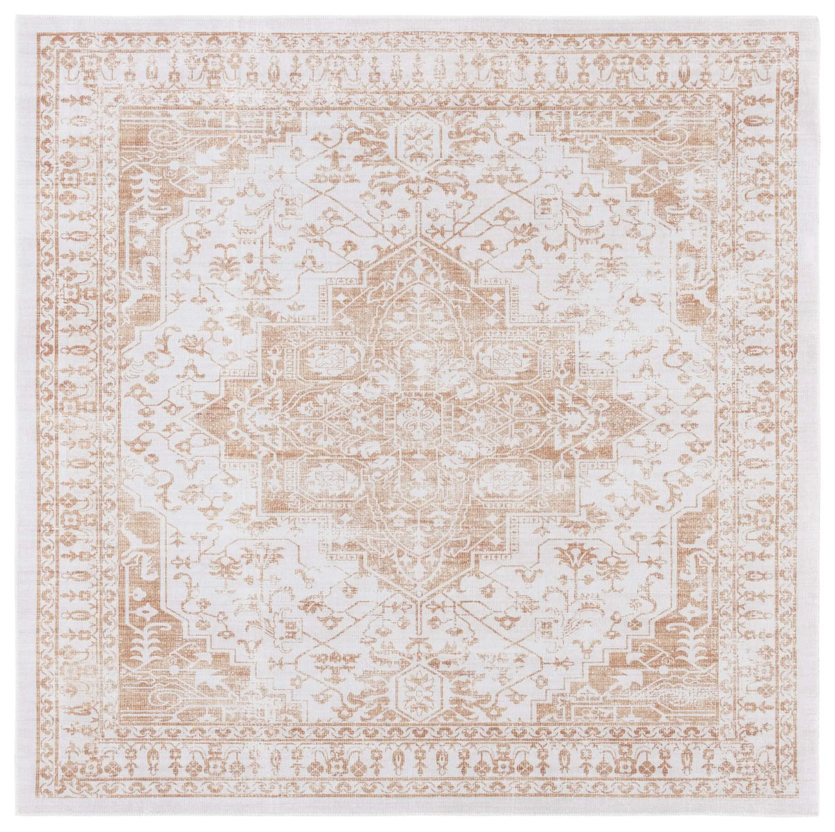 Safavieh Arizona 6'-0" x 6'-0" Rug in Beige / Gold
