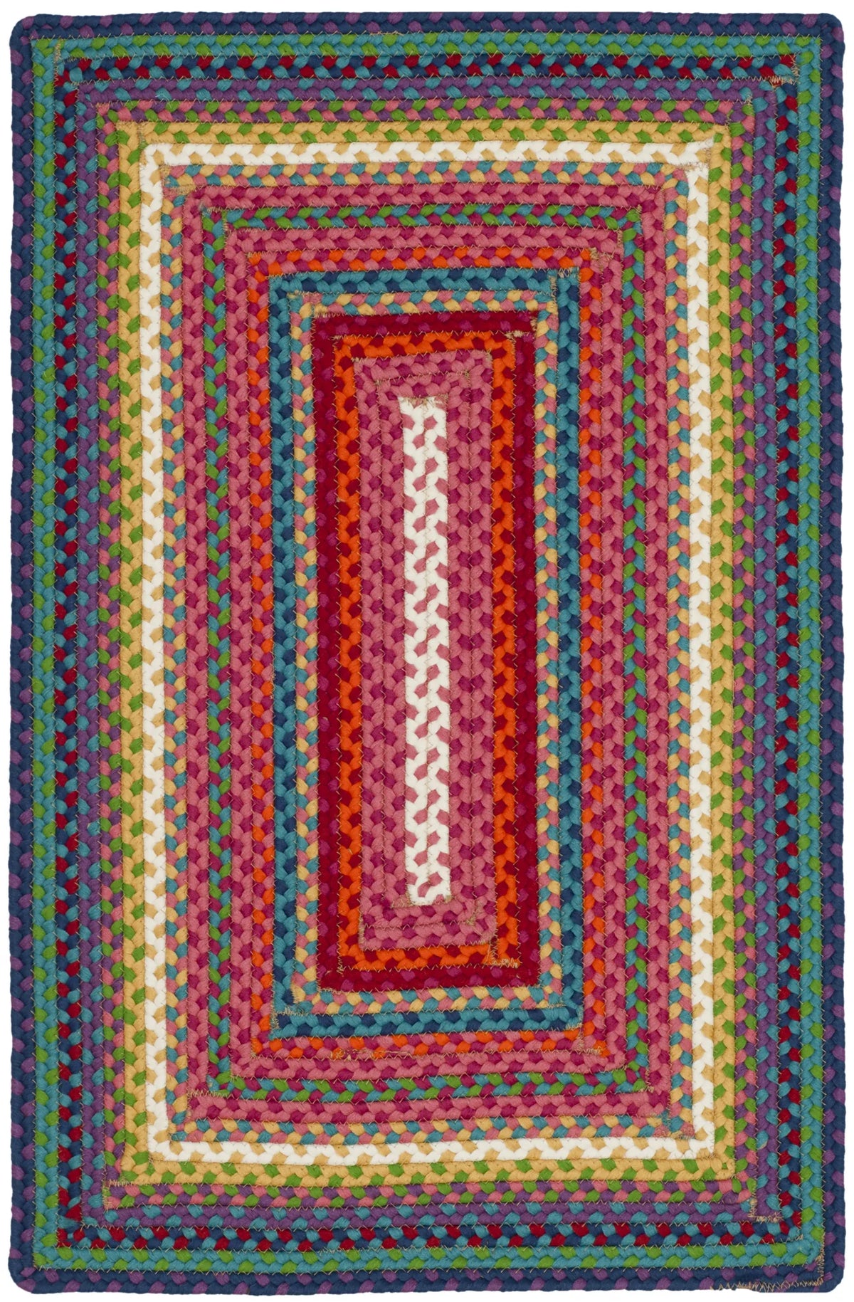 Safavieh Braided 2'-0" x 3'-0" Rug in Multi