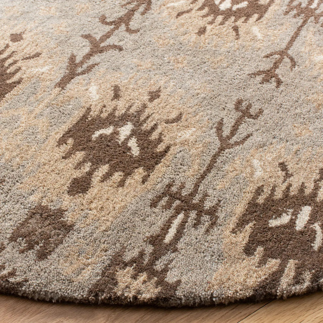Safavieh Wyndham 7'-0" x 7'-0" Rug in Natural / Multi