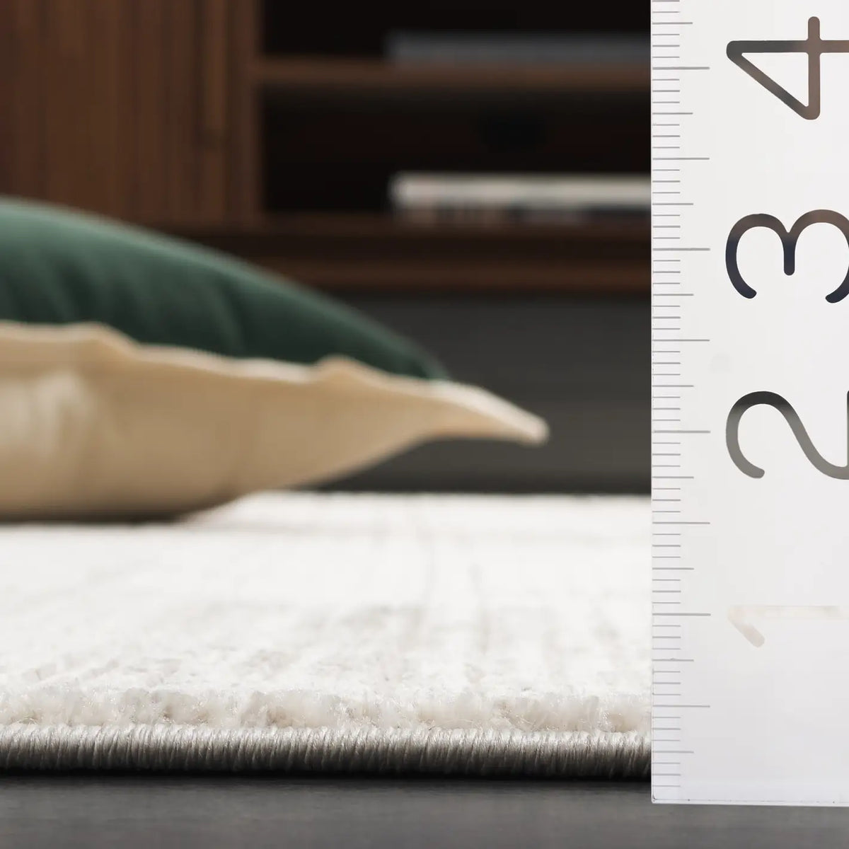 Safavieh Mila 4'-0" x 6'-0" Rug in Grey / Ivory