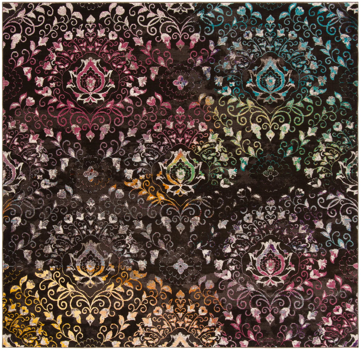 Safavieh Aria 6'-5" x 6'-5" Rug in Brown / Multi