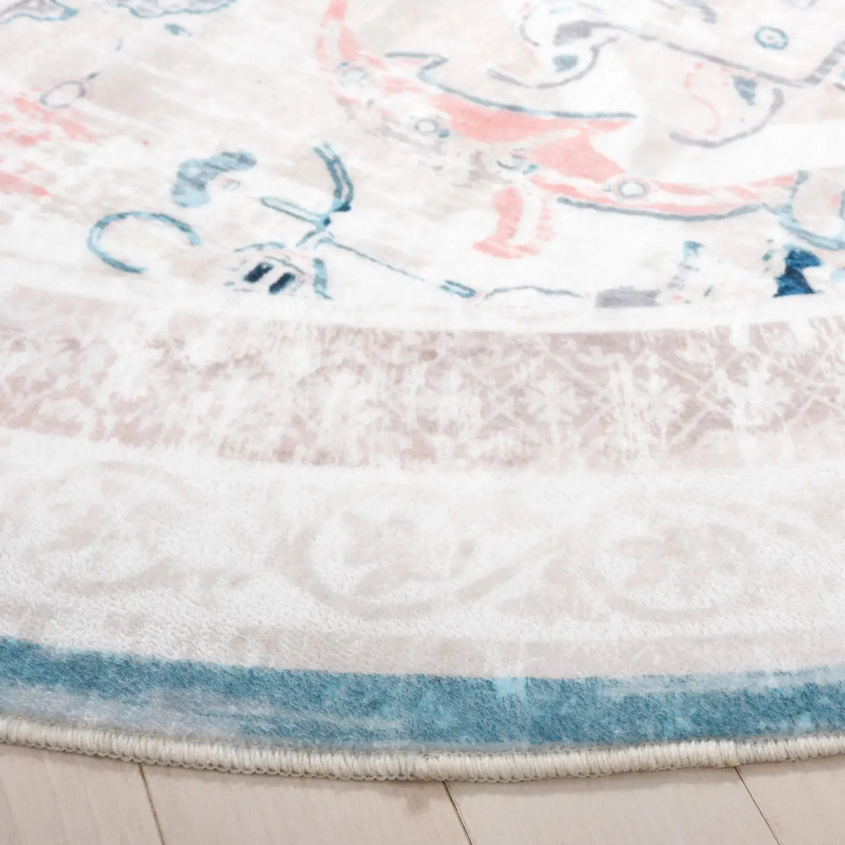 Safavieh Arizona 6'-0" x 6'-0" Rug in Ivory / Aqua