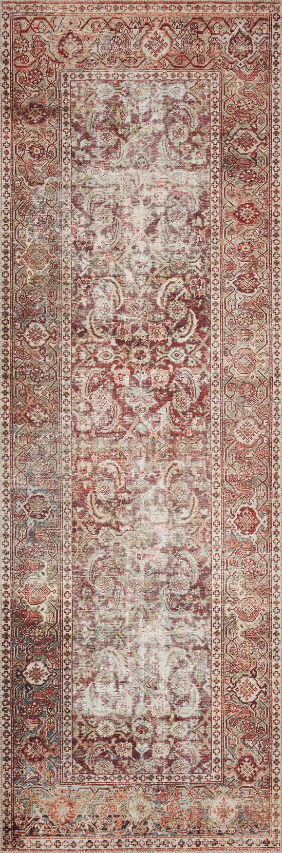 Loloi Layla Lay-11 Cinnamon/Sage Rugs - runner flat
