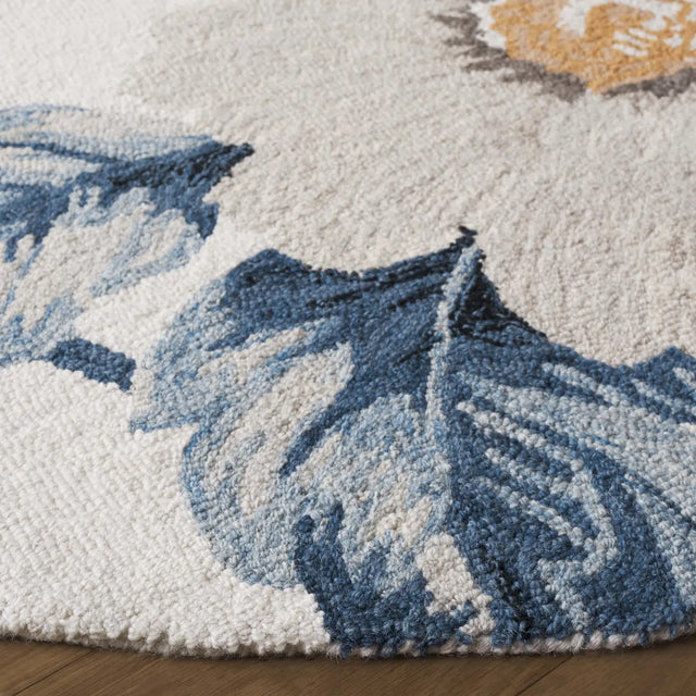Safavieh Jardin 6'-0" x 6'-0" Rug in Ivory / Grey