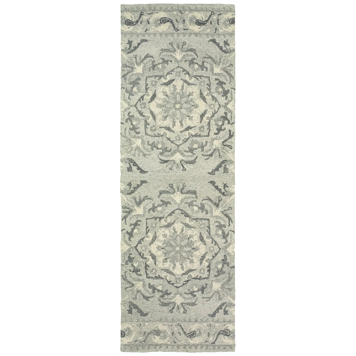 Oriental Weavers Sphinx Craft 93001 Ash / Ivory Rugs - runner