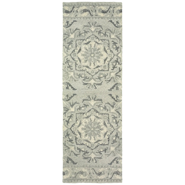 Oriental Weavers Sphinx Craft 93001 Ash / Ivory Rugs - runner
