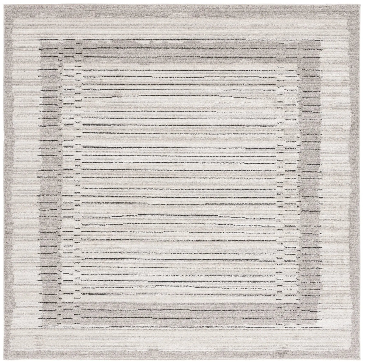 Safavieh Jade 100 6'-7" x 6'-7" Rug in Ivory / Beige Black