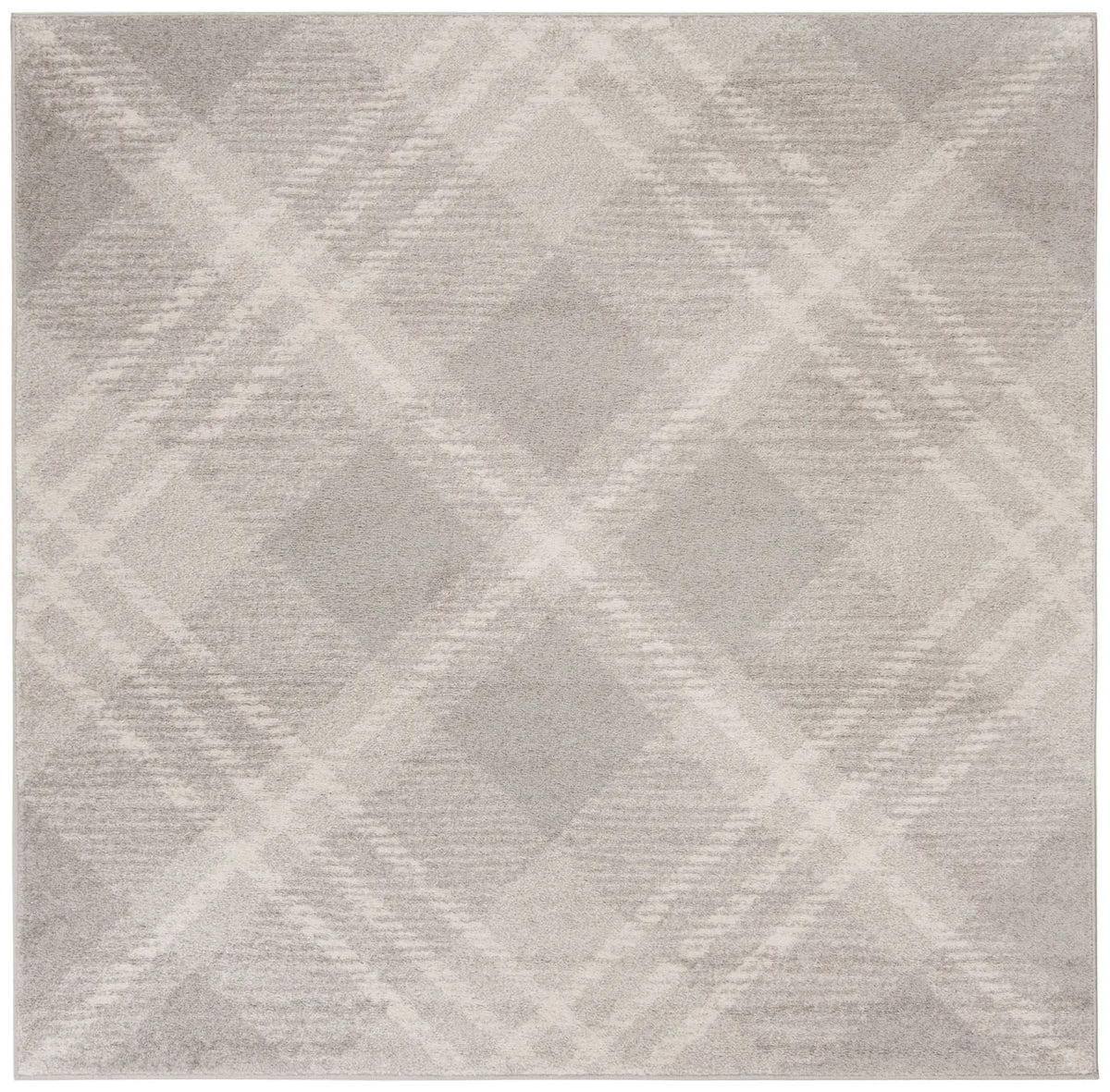 Safavieh Adirondack 6'-0" x 6'-0" Rug in Light Grey / Ivory