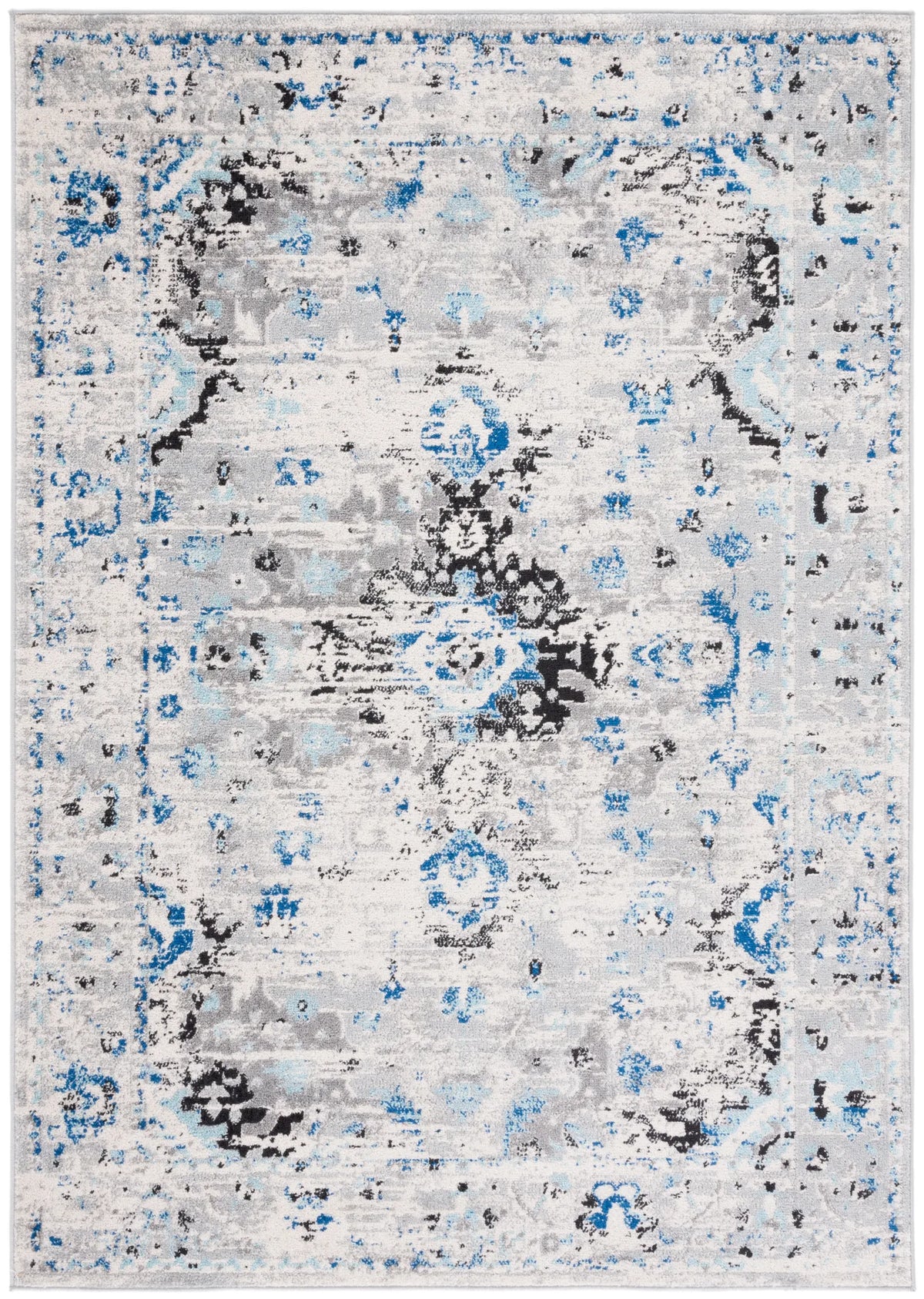 Safavieh Madison 4'-0" x 6'-0" Rug in Ivory / Blue