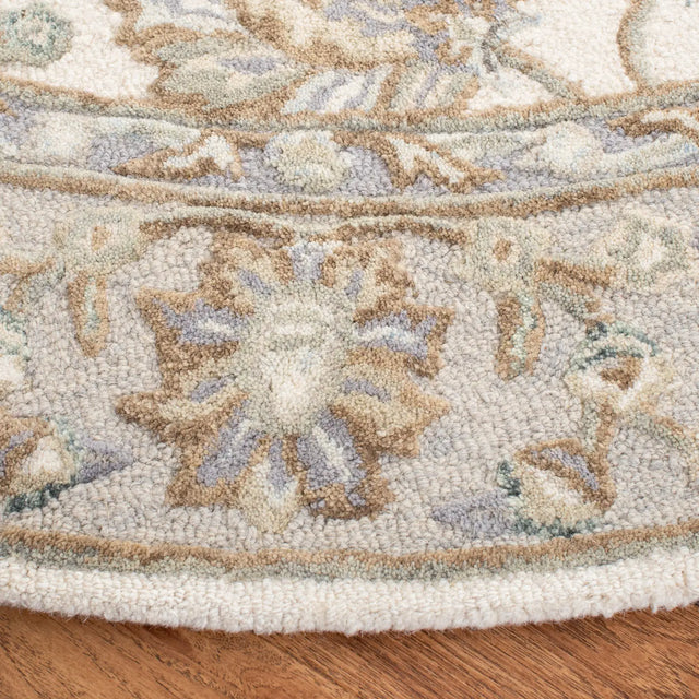 Safavieh Glamour 6'-0" x 6'-0" Rug in Ivory / Grey
