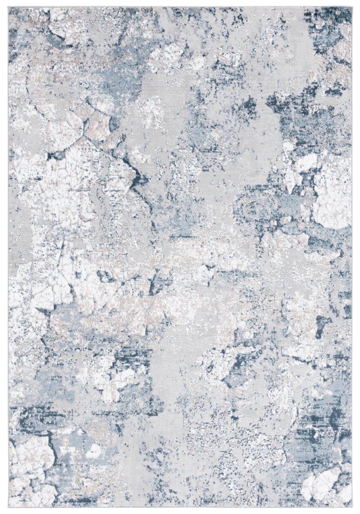 Safavieh Carter 4'-0" x 6'-0" Rug in Taupe / Navy