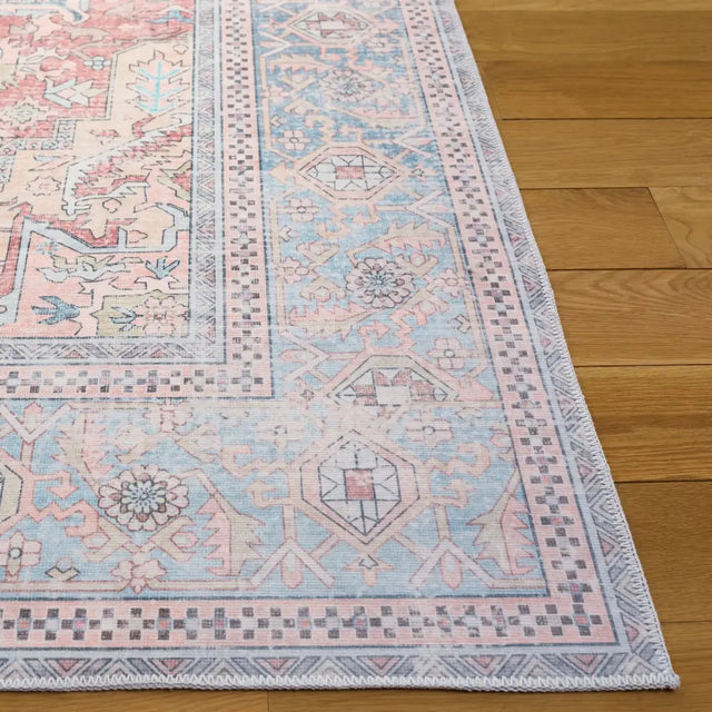Safavieh Arizona 5'-0" x 8'-0" Rug in Rust / Blue