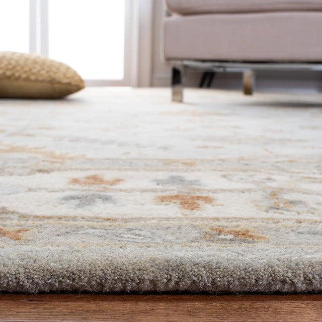 Safavieh Royalty 8'-0" x 10'-0" Rug in Light Grey / Cream