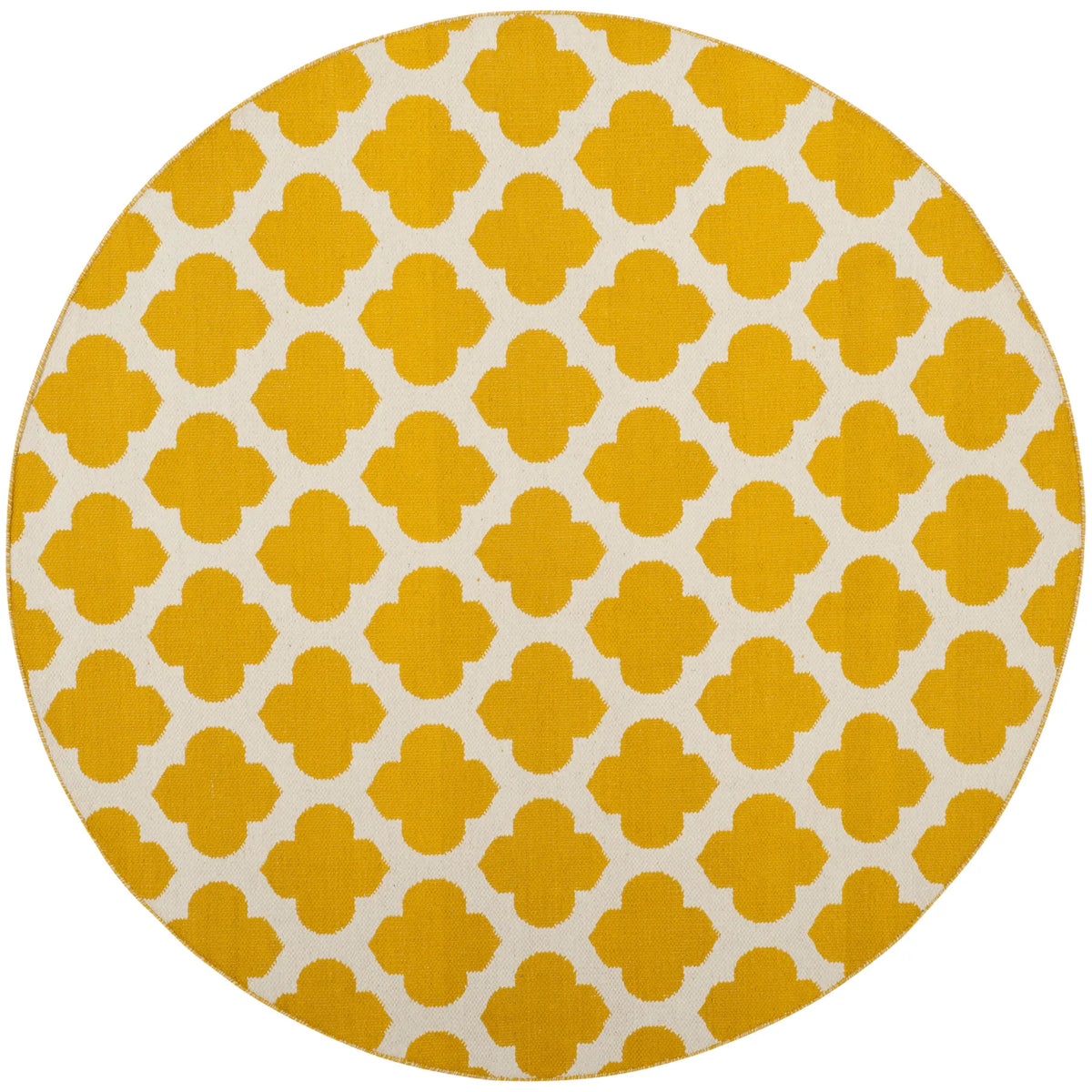 Safavieh Montauk 6'-0" x 6'-0" Rug in Yellow / Ivory