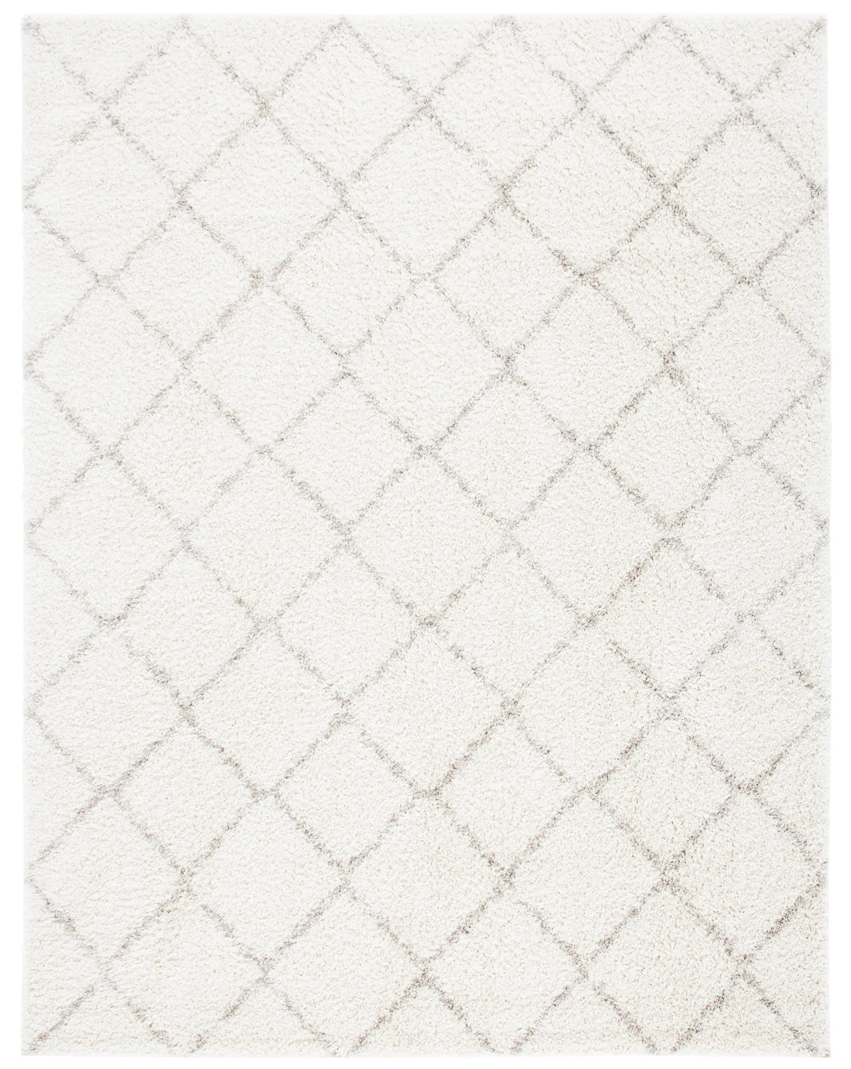 Safavieh Arizona Shag 10'-0" x 14'-0" Rug in Ivory / Beige