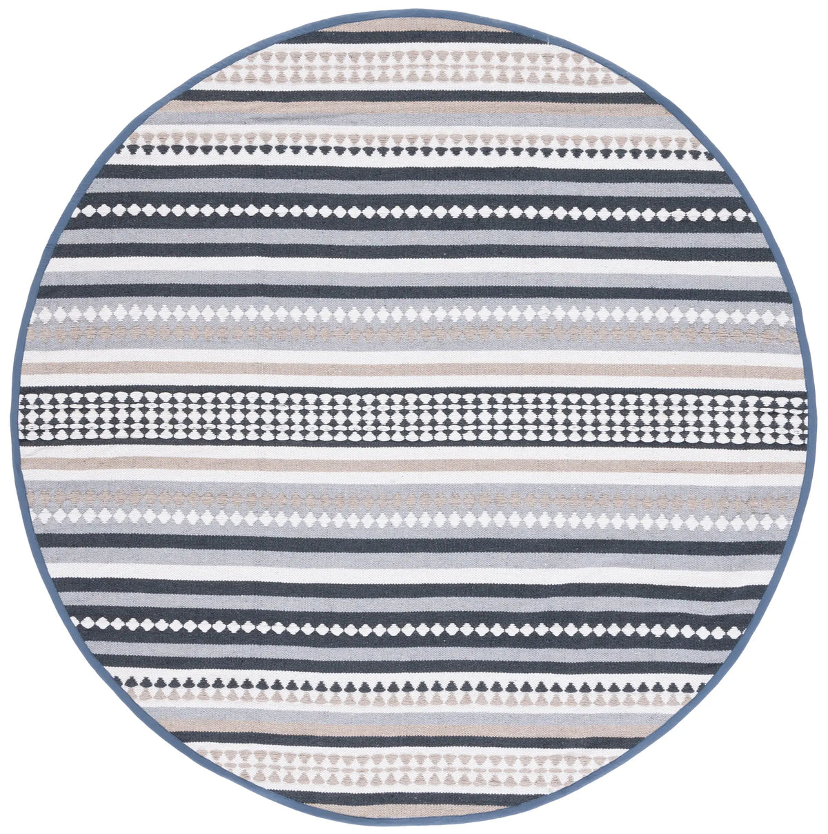Safavieh Montauk 6'-0" x 6'-0" Rug in Grey / Ivory