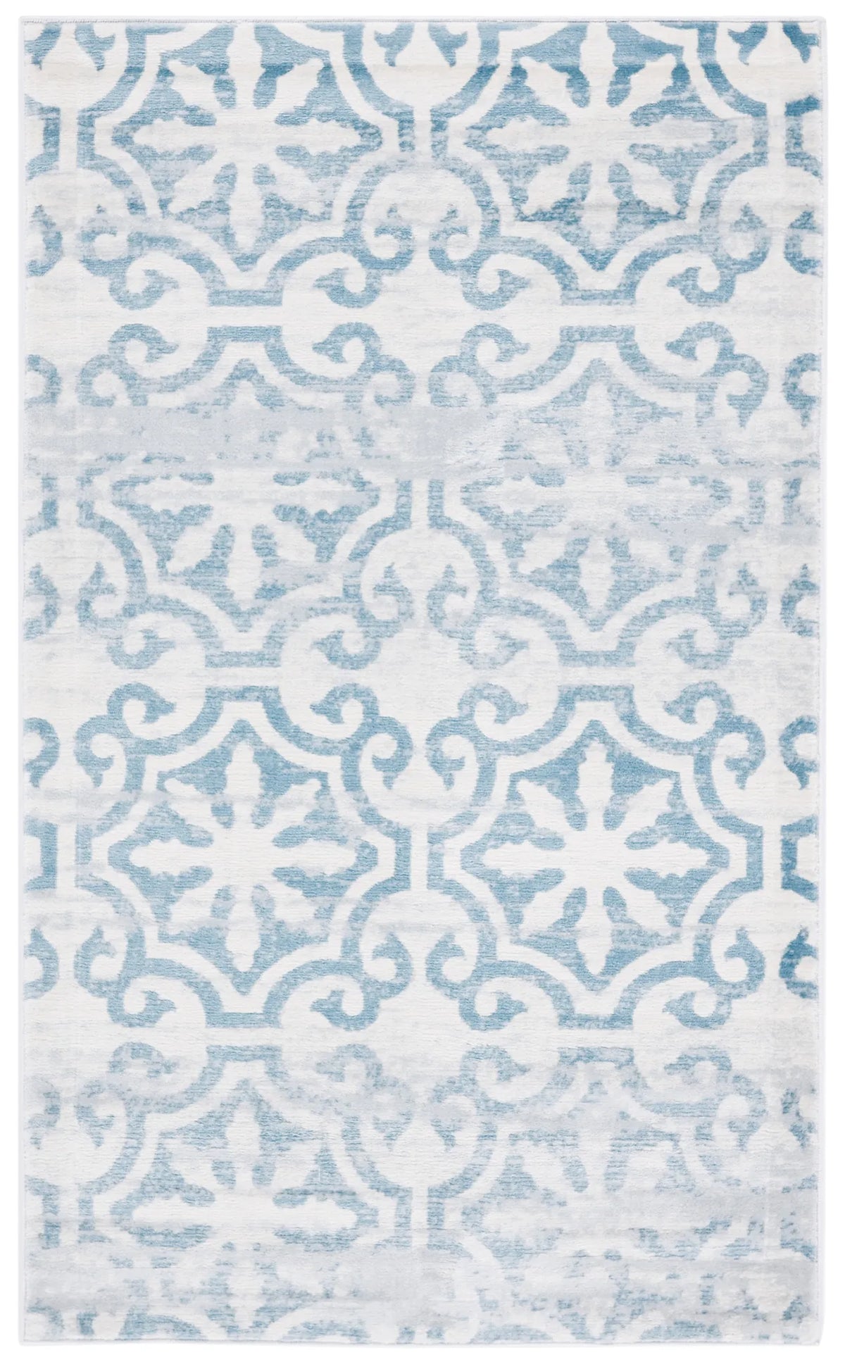 Safavieh Martha Stewart Isabella 3'-0" x 5'-0" Rug in Turquoise / Ivory
