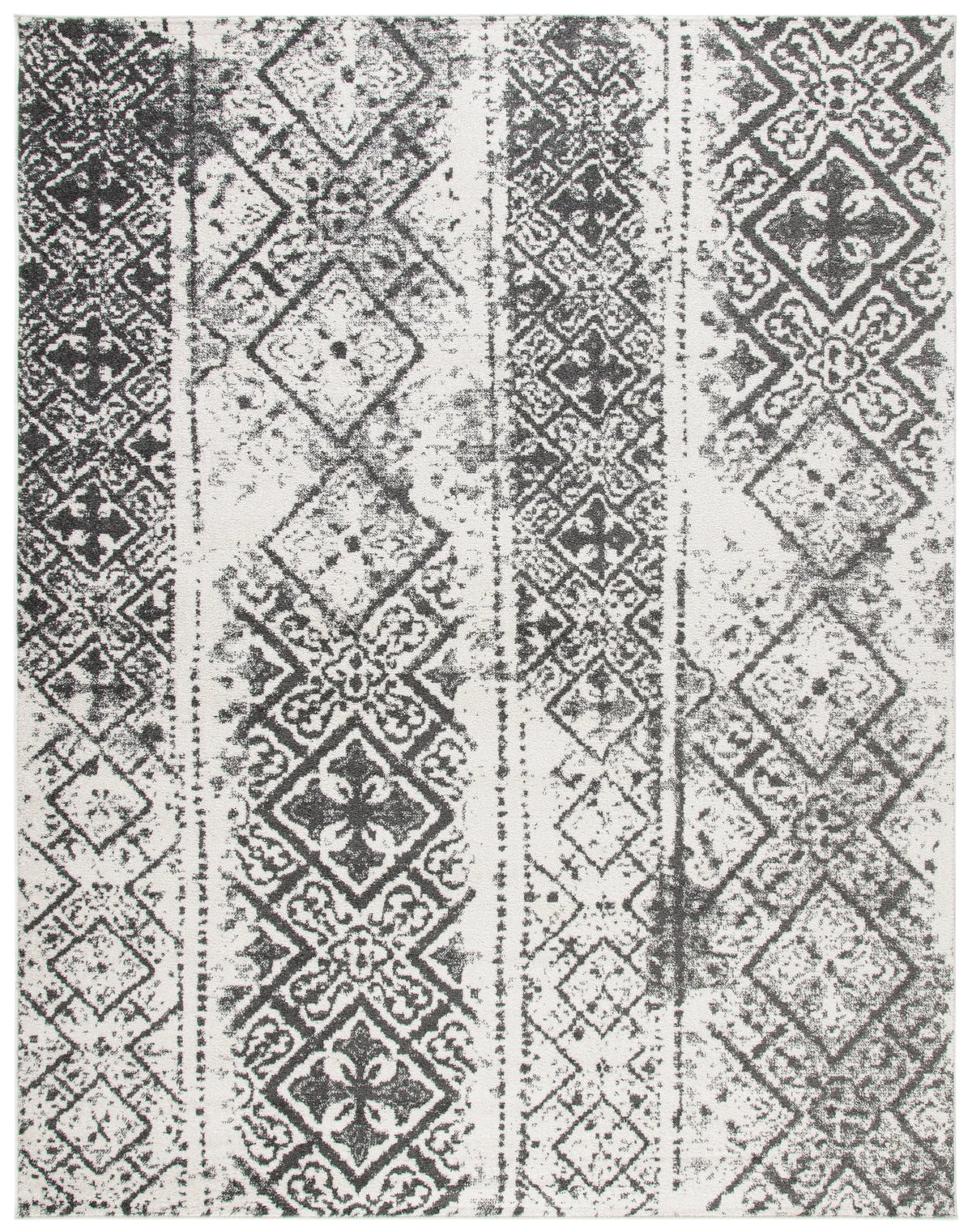 Safavieh Adirondack 10'-0" x 14'-0" Rug in Silver / Black