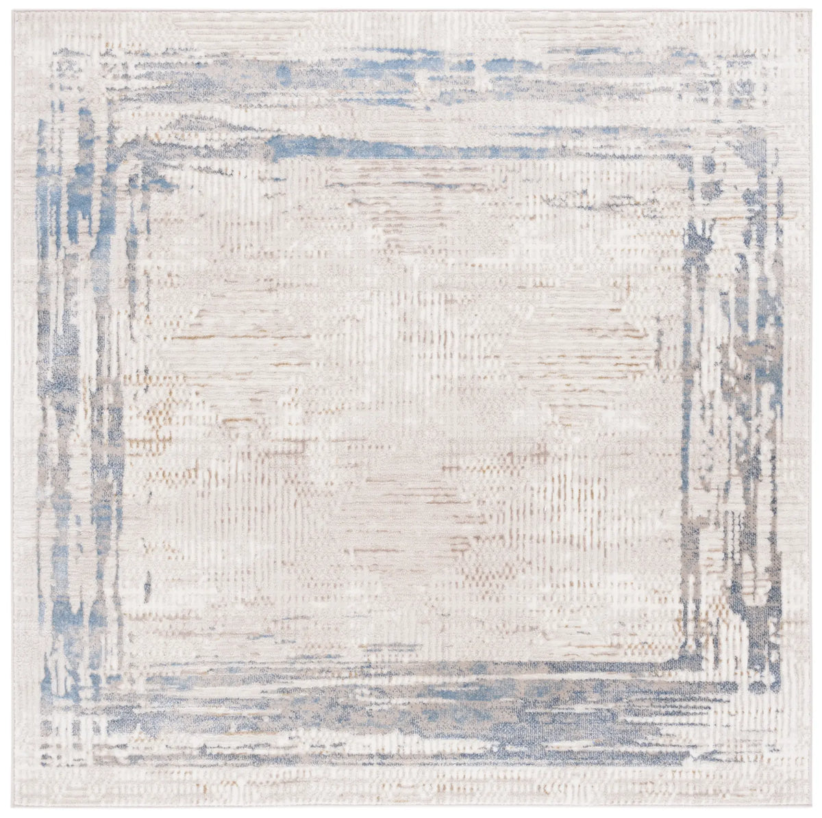 Safavieh Prestige 6'-7" x 6'-7" Rug in Ivory / Blue