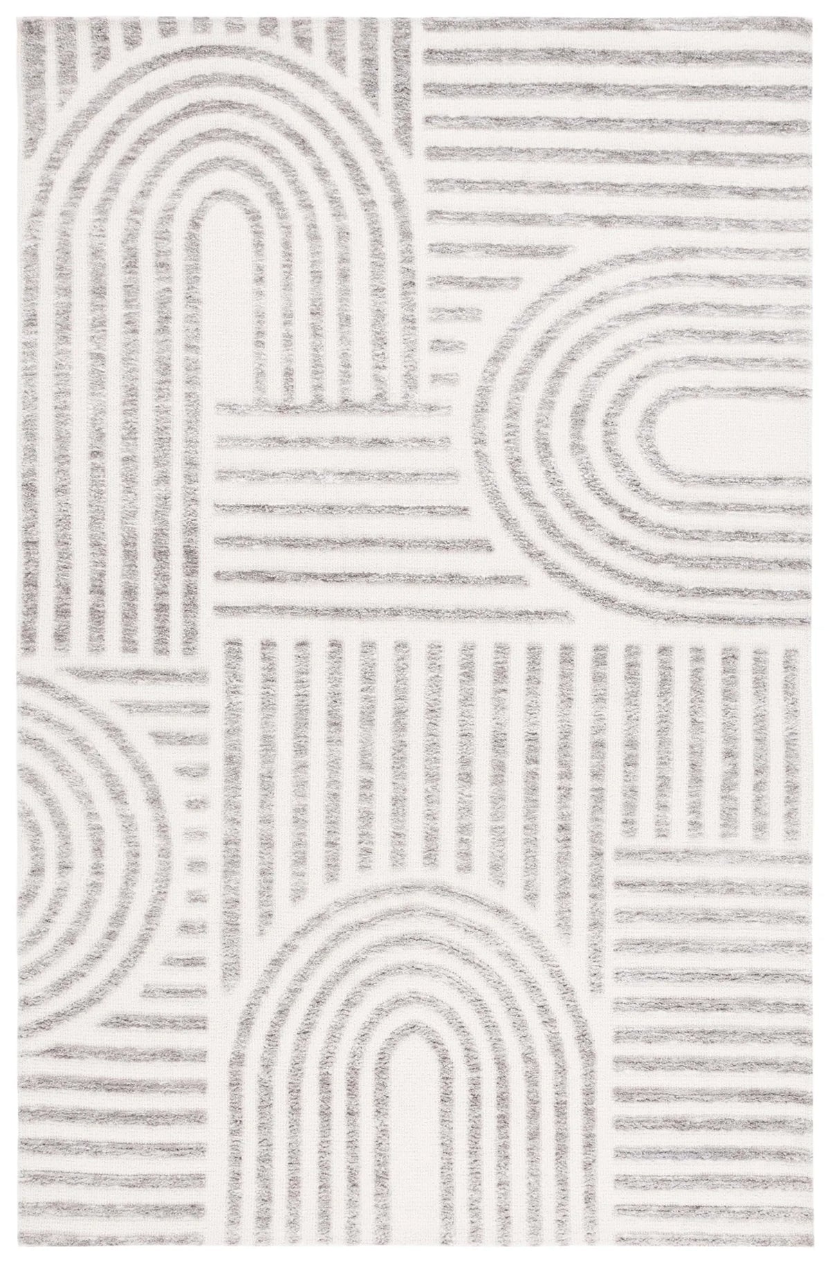 Safavieh Audrey 4'-0" x 6'-0" Rug in Ivory / Grey