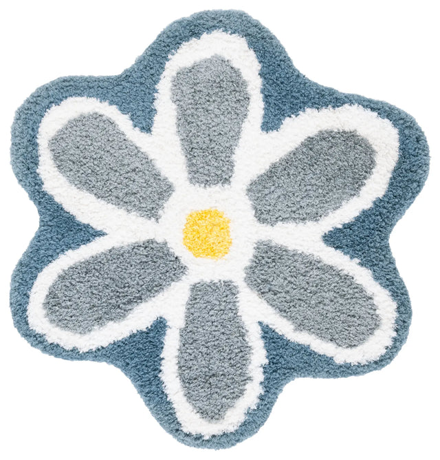 Safavieh Novelty 3'-0" x 3'-0" Rug in Ivory / Blue