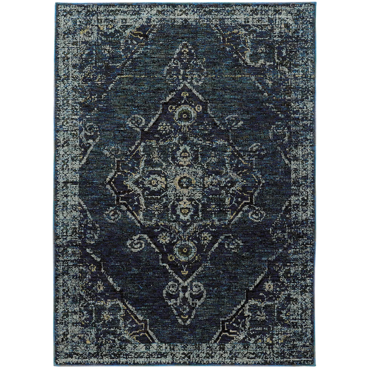 Oriental Weavers Sphinx Andorra 7135F Blue/Blue Rugs - main flat