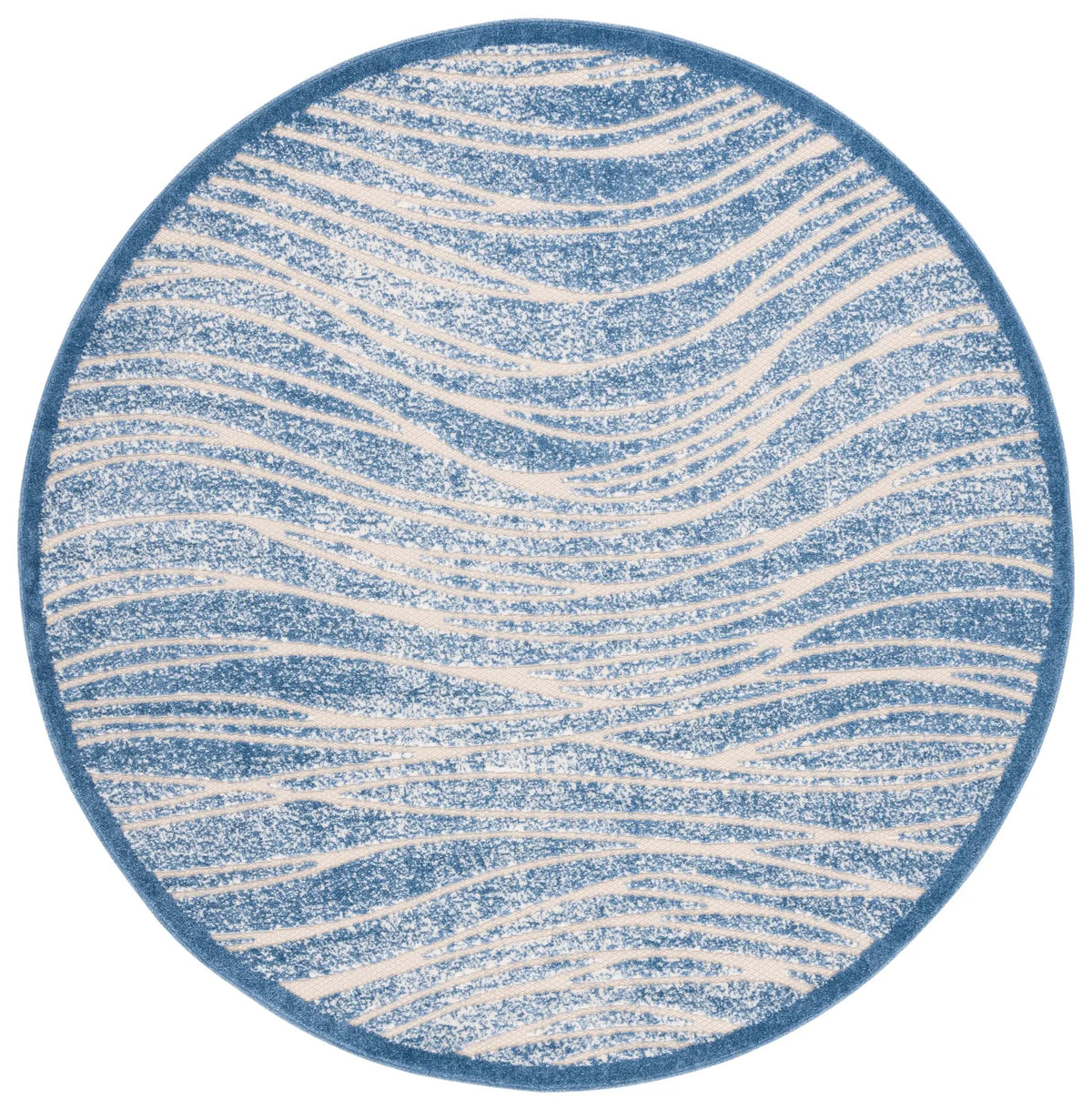 Safavieh Cottage 6'-7" x 6'-7" Rug in Blue