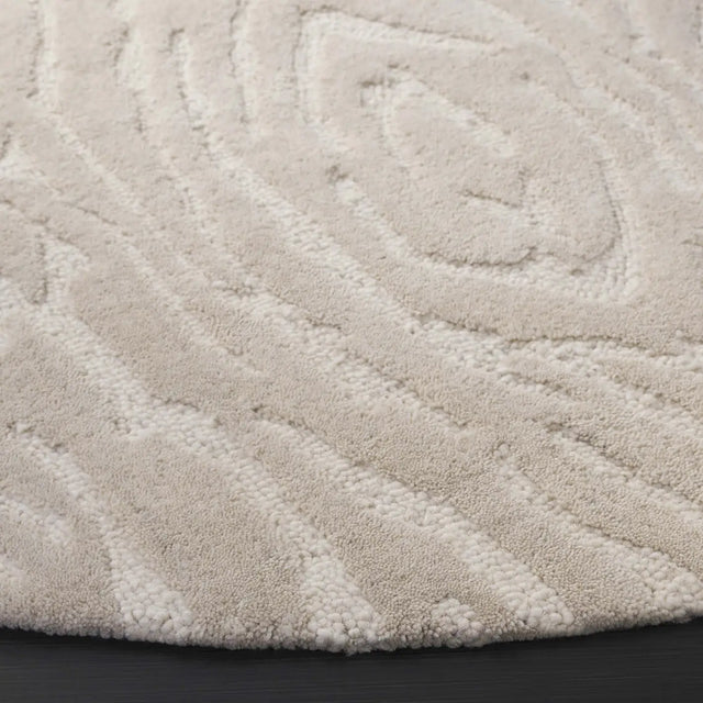 Safavieh Ebony 6'-0" x 6'-0" Rug in Ivory