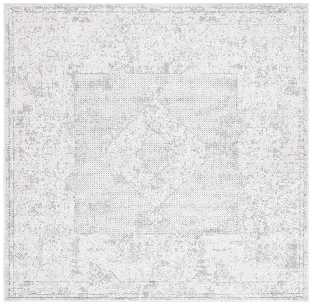 Safavieh Easton 6'-7" x 6'-7" Rug in Ivory / Grey