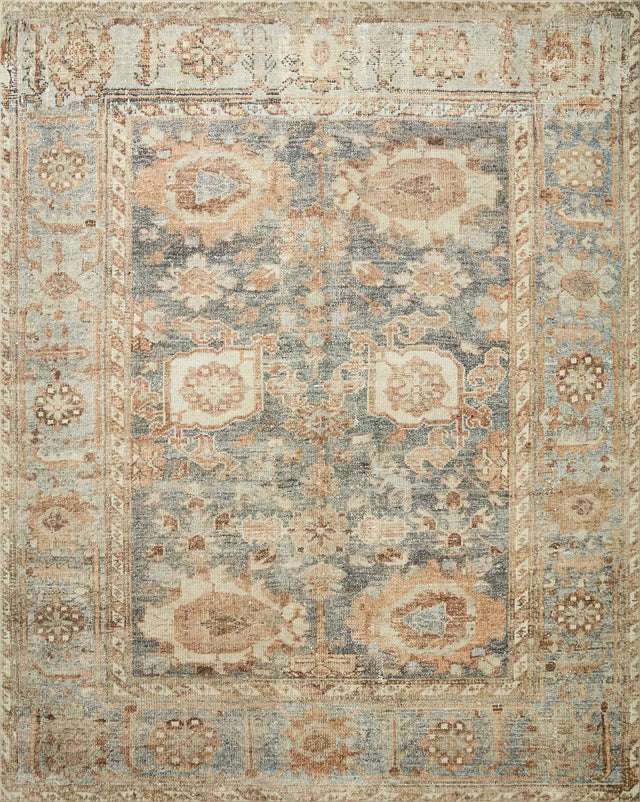 Loloi Margot Mat-03 Ocean/Spice Rugs - main flat