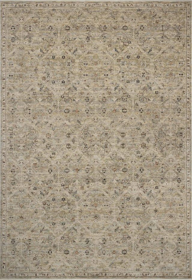 Loloi Briar BRR-03 Silver / Moss Rug - main flat