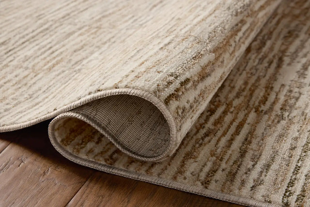 Loloi Nellie NEL-01 Beige / Fog Rug - pile height