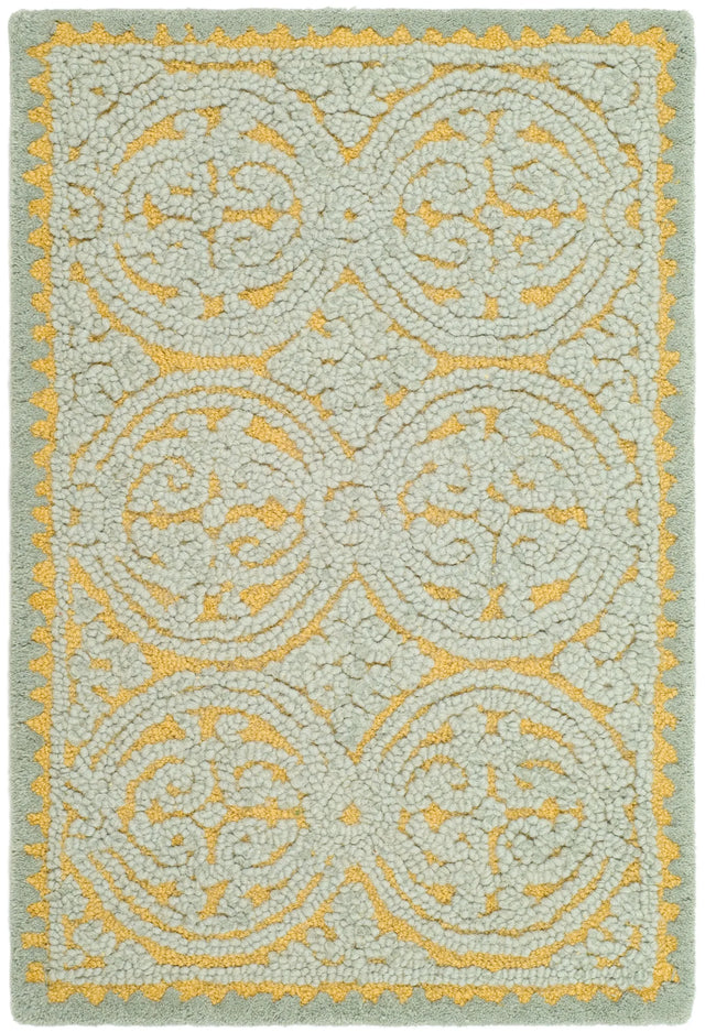Safavieh Cambridge 2'-0" x 3'-0" Rug in Blue / Gold