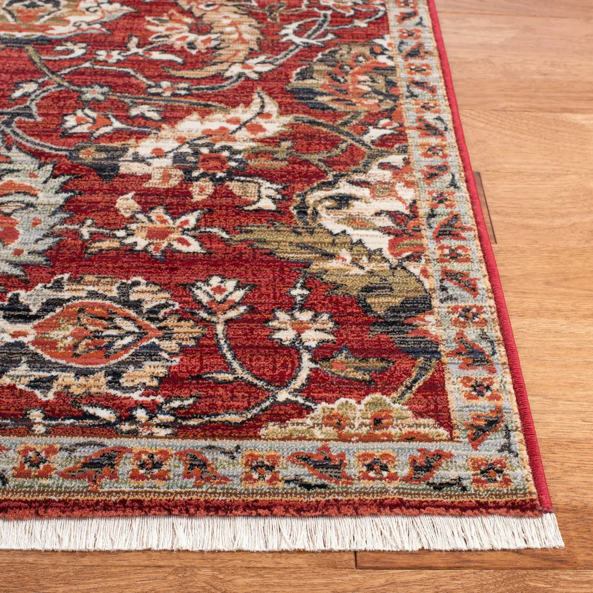 Safavieh Herat 300 4'-0" x 6'-0" Rug in Rust / Ivory