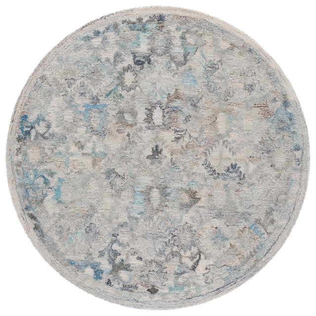 Safavieh Marquee 6'-0" x 6'-0" Rug in Light Blue / Beige